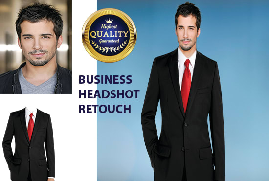 I will do photoshop edit business headshot corporate portrait