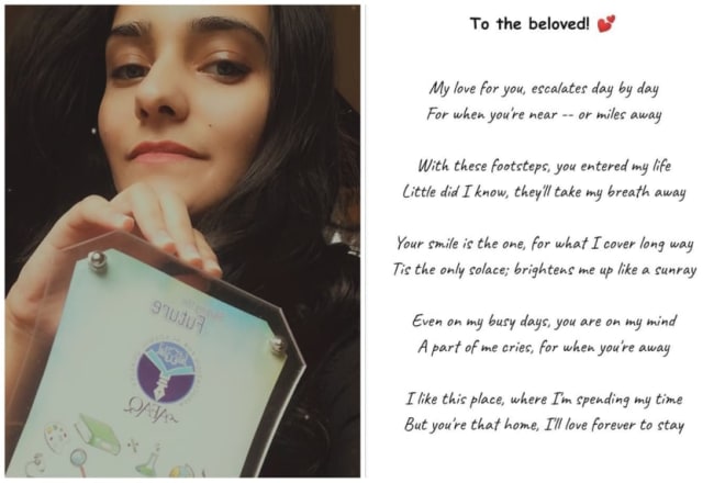 I will do poetry for you