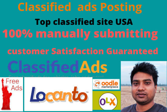 I will do post your ad on the top 50 USA classified websites
