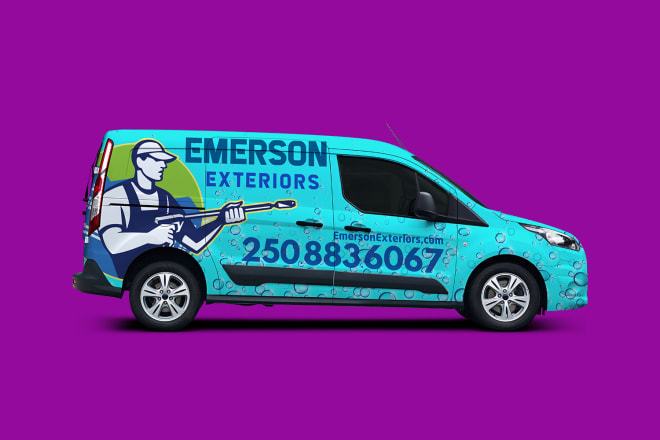 I will do professional vehicle wrap, car wrap, van wrap design