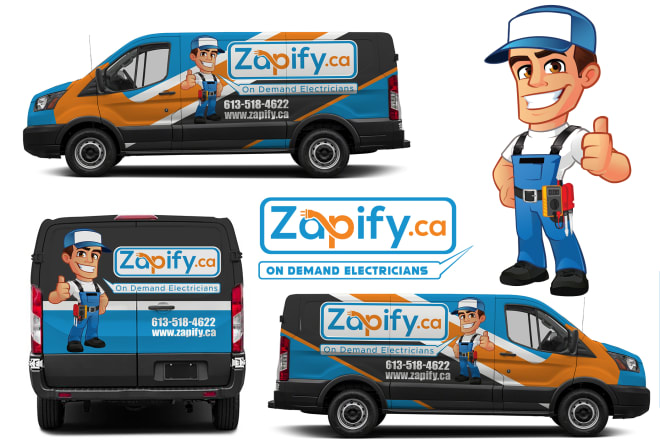 I will do professional vehicle wrap design, sticker design