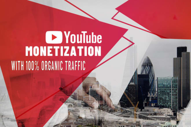 I will do real youtube channel monetization promotion