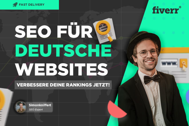 I will do SEO, suchmaschinenoptimierung für deutsche websites