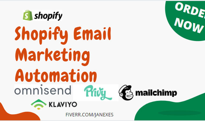 I will do shopify email marketing sales funnel on privy, omnisend, klaviyo email flow