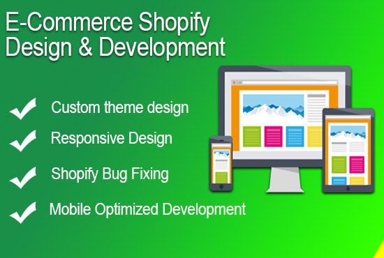 I will do shopify website design and ecommerce development