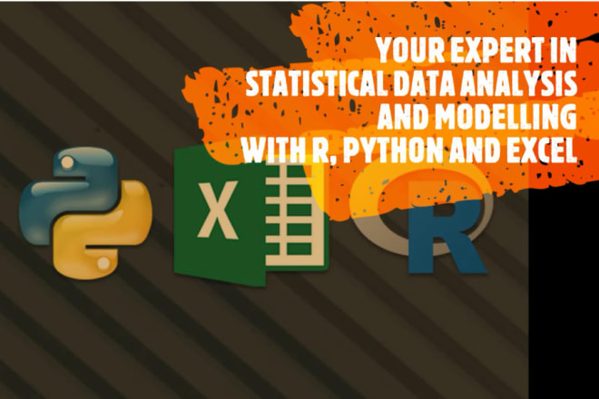 I will do statistics and statistical data analysis in excel, r studio and r commander
