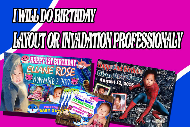 I will do tarpaulin layout or birthday layout professionaly