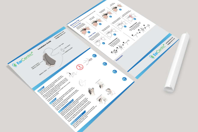 I will do user manual product guide sales sheet