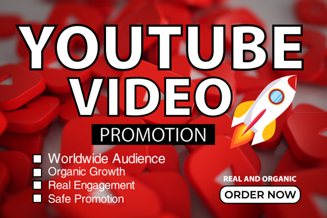 I will do viral organic youtube video promotion