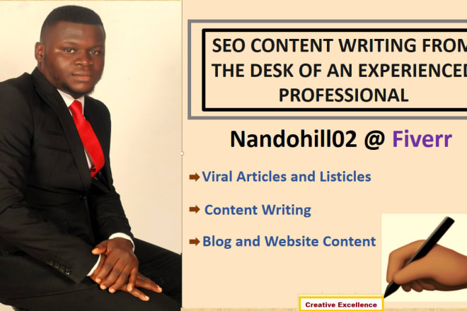 I will do viral SEO article writing