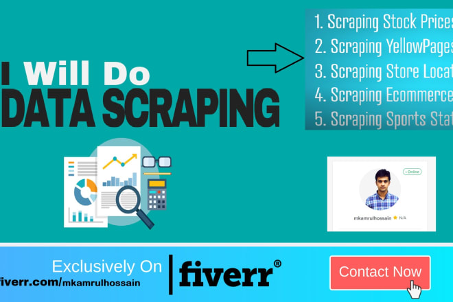 I will do web data scraping, email extractor, business lead only for 5 dollars
