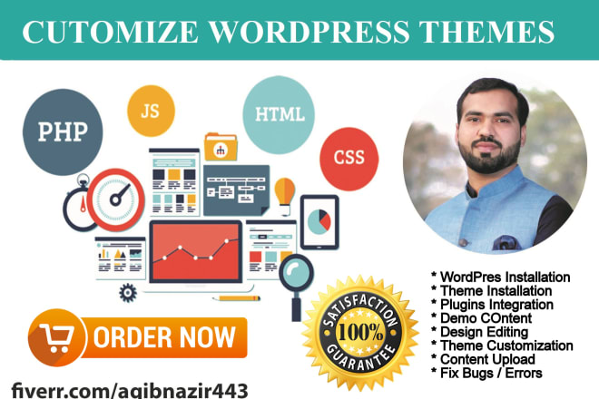 I will do wordpress theme customization