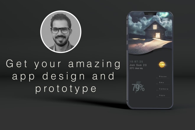 I will do your app prototype and design