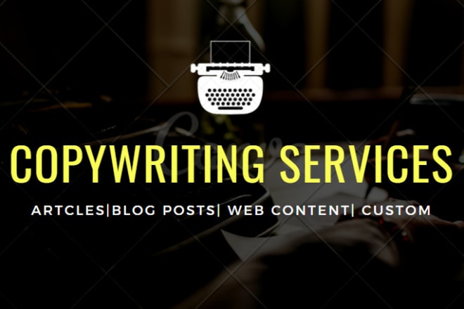 I will do your copywriting jobs