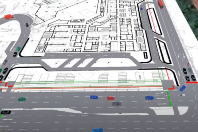 I will do your ptv vissim traffic model 2d 3d