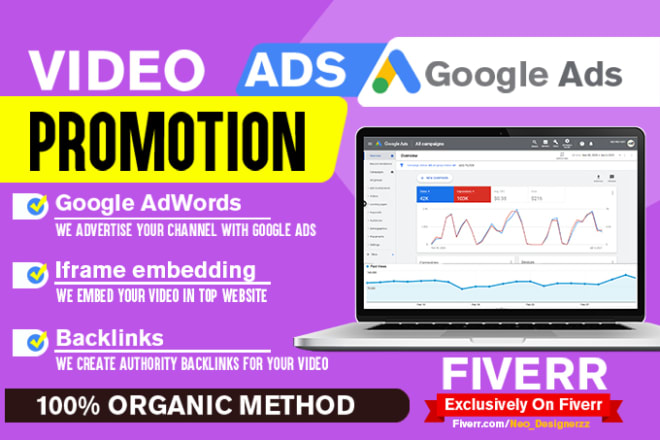 I will do youtube SEO promotion with backlinks