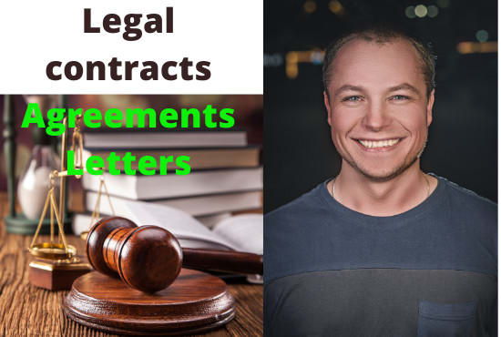 I will draft a perfect legal agreement, contract or writing