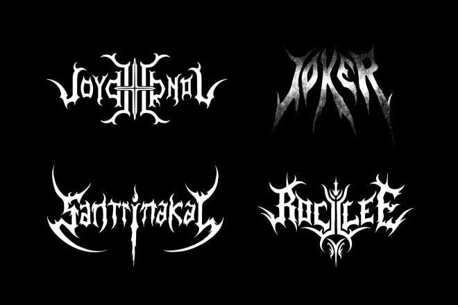 I will draw a metal logo in 24 hours