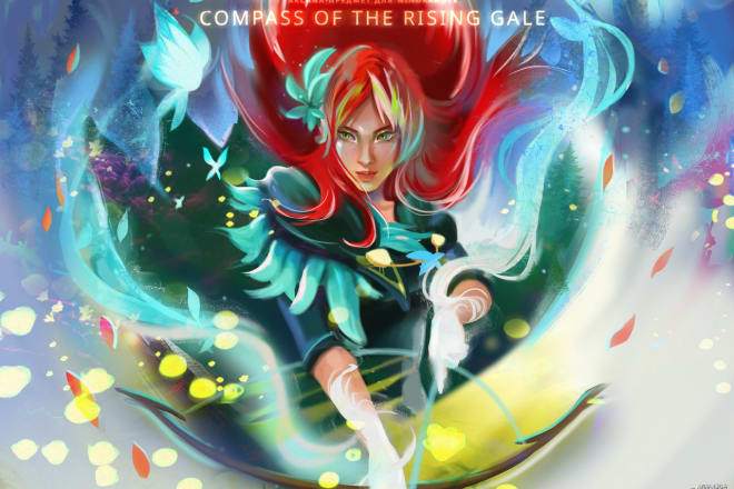 I will draw an illustration for a book, video game, advertisement