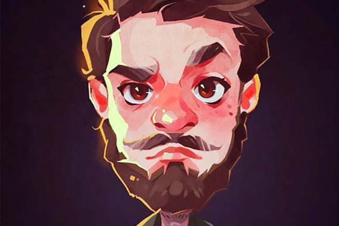 I will draw cartoon characters for character design