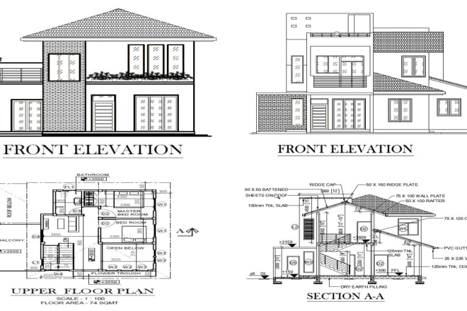 I will draw house plan design in autocad