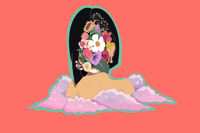 I will draw or design album cover for you