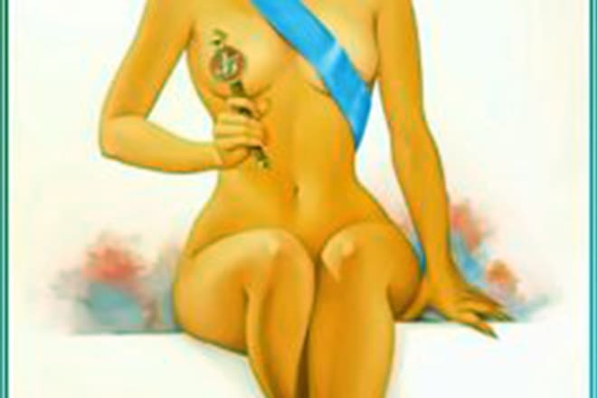 I will draw sexy girl pin up cartoon caricatures
