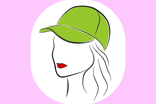 I will draw vector line art illustration