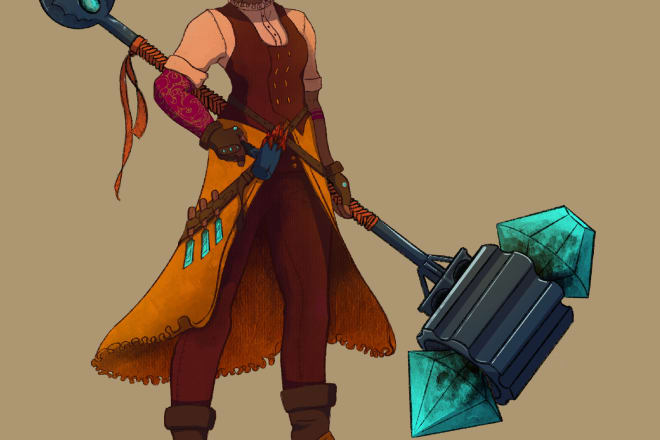 I will draw your dungeons and dragons character