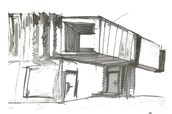 I will draw your floor plan, elevations, roof plan or sections
