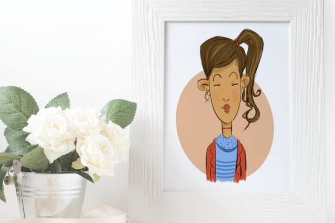 I will draw your portrait into cartoon style