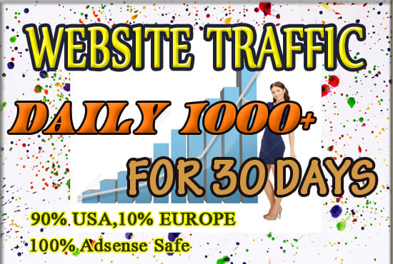 I will drive unlimited real website traffic