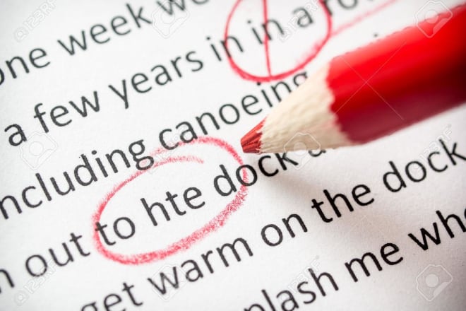 I will edit and proofread documents for accuracy