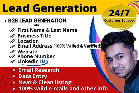 I will generate best targeted linkedin sales leads or cold leads