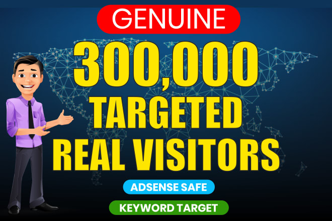 I will get you 300k organic traffic to your website or link