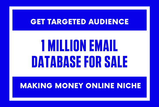 I will give you 1 million targeted emails in internet marketing niche