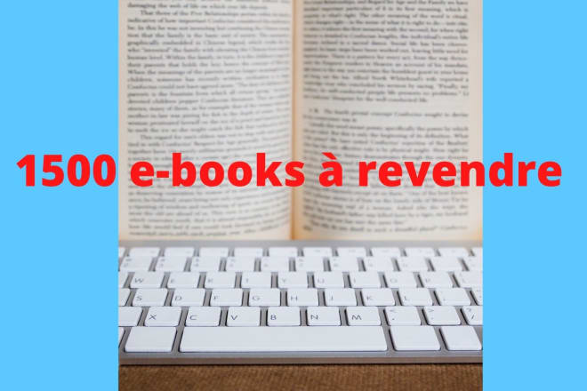 I will give you 1500 ebooks to resell