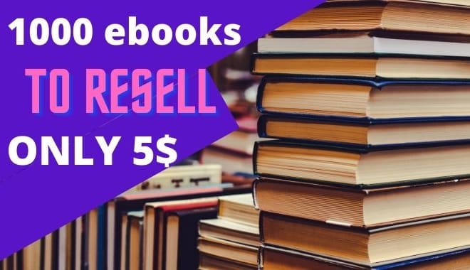 I will give you new HQ 1000 ebooks to resell
