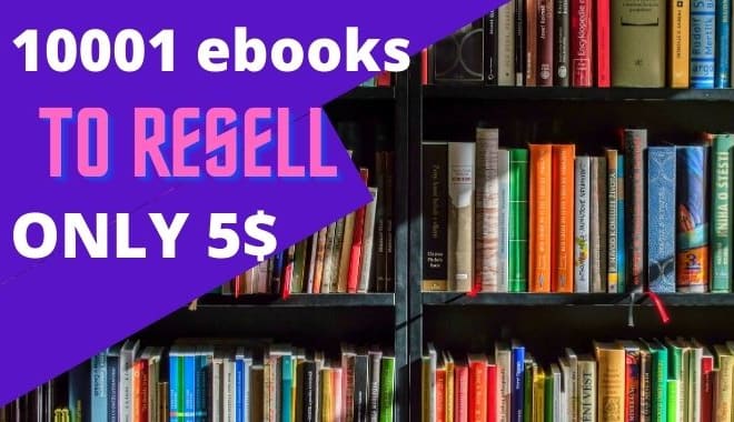 I will give you new HQ 10001 ebooks to resell