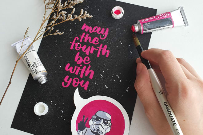 I will handwrite anything you want in calligraphy