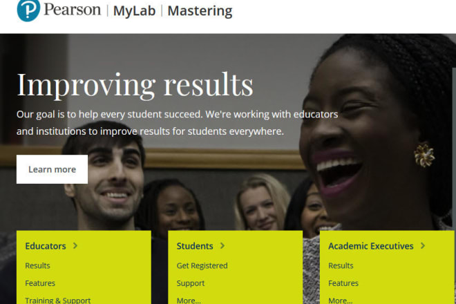 I will help in pearson, webassign, and mymathlab