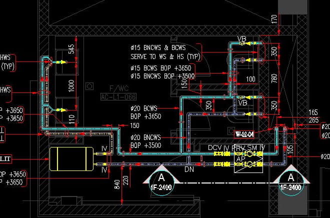 I will hvac plumbing fire fighting electrical design shop drawings