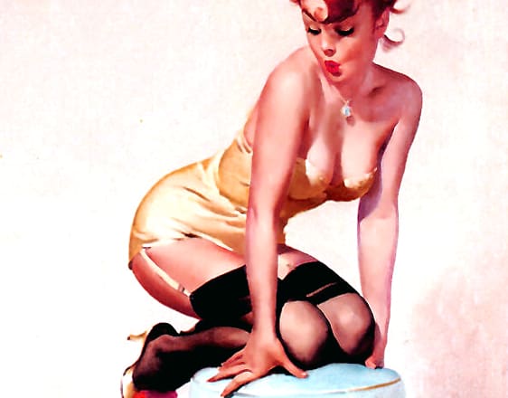 I will illustrate pin up girl illustration