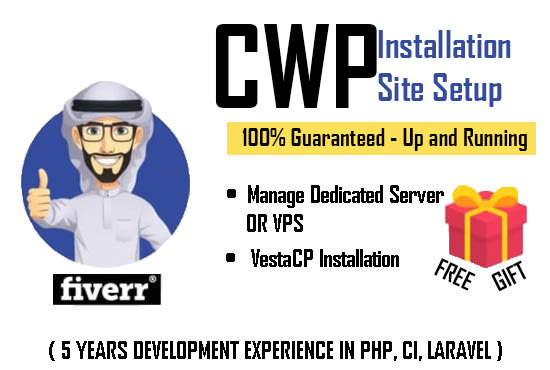 I will install cpanel cwp and host website on vps