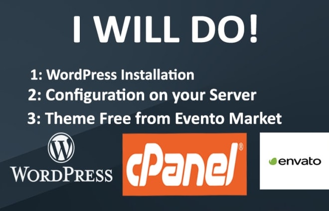 I will install envato element premium wordpress theme asap