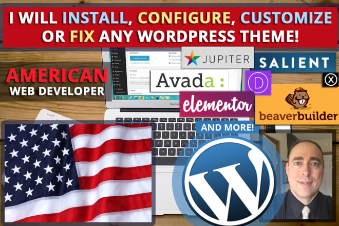 I will install, fix, configure, or customize wordpress
