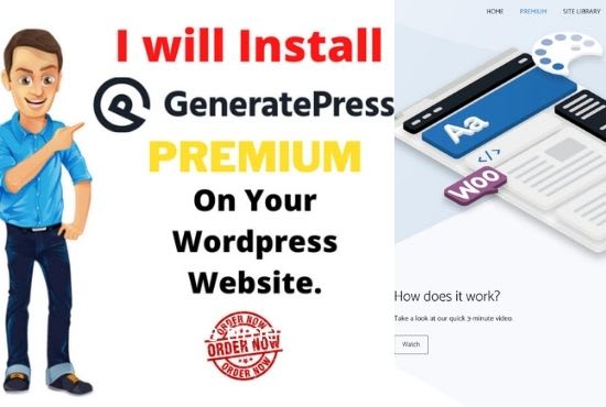 I will install premium generatepress theme lifetime updated