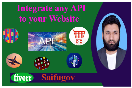 I will integrate any API to your website