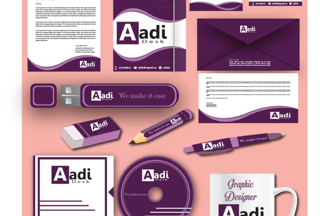 I will looking for amazing stationery designing