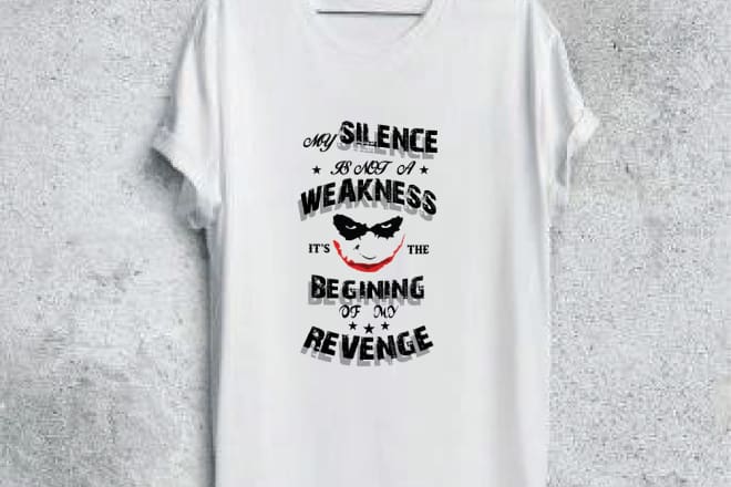 I will make 2 custom and trendy t shirt design only 5 dollar